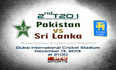 Pakistan Vs Sri Lanka 2nd T20 Live Scorecard 13th December 2013