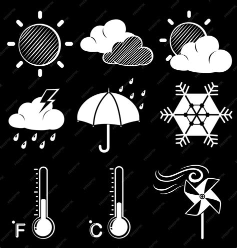 Free Vector Different Weather Conditions