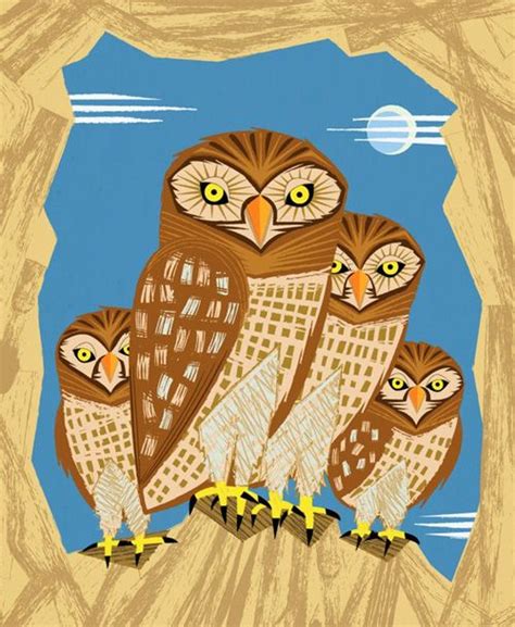Owls On The Watch By Oliver Lake Owl Painting Owls Drawing Animal Art