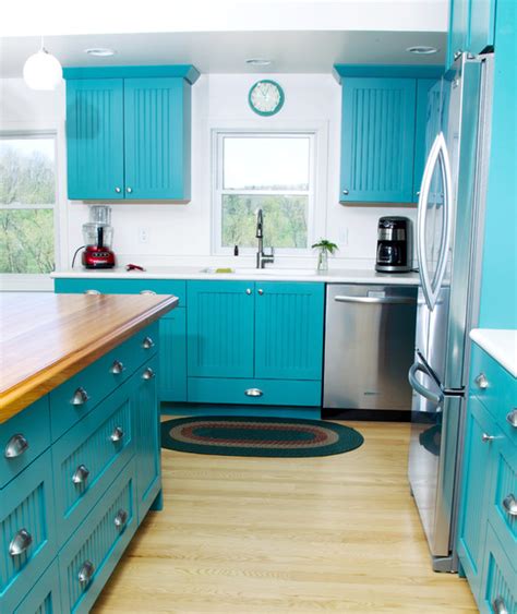 I'm writing this blog post just for you so that you can find what you need quickly and get some for your own home. Bold and Blue Cottage Kitchen - Eclectic - Kitchen ...