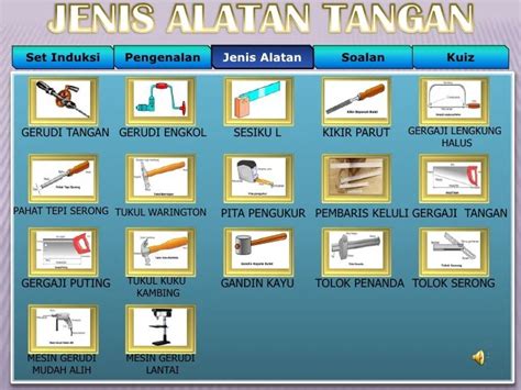 Nama Dan Fungsi Alatan Tangan E E Jerih Hambatan