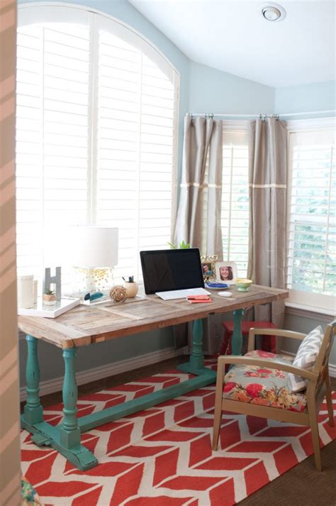 Small bedroom office ideas space design pics. TRY THIS: Make a Small Space Office - Four Generations One ...