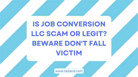 Is Job Conversion Llc Legit Reddit