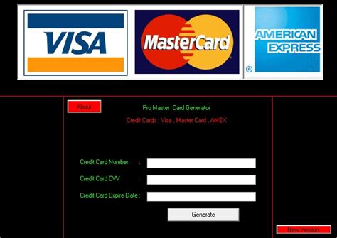 Also as you know that the credit card number is a secret and only owner has the right to know it. MAPINDUZI: CREDIT CARD GENERATOR.....