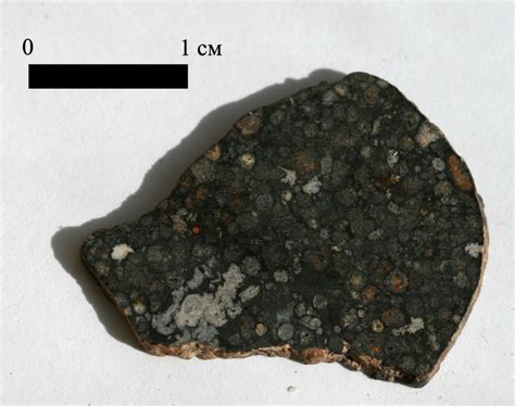 Метеорит Northwest Africa 7208 Музей истории мироздания