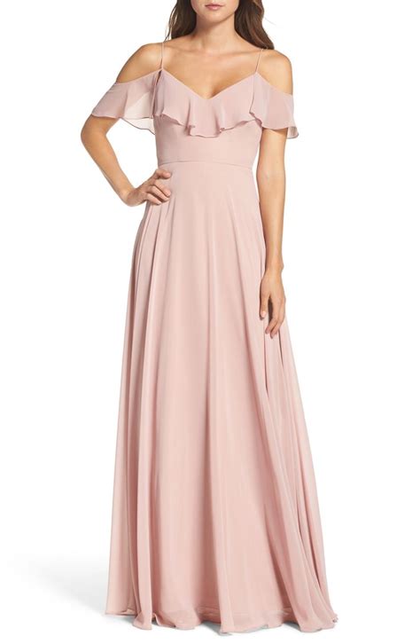 Blush And Pink Bridesmaid Dresses Dress For The Wedding Chiffon Gown Bridesmade Dresses
