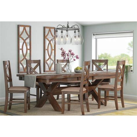 Categories dining room furniture (250). Isabell Extendable Solid Wood Dining Set | Solid wood ...