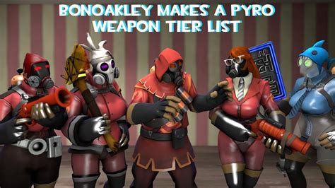 Weapon types in genshin impact are categorized as catalysts, bows, claymores, swords, and polearms. TF2 BonOakley Makes A Pyro Weapon Tier List - YouTube