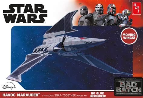 Amt Star Wars The Bad Batch Havoc Marauder 1144 Scale Model Kit Round2