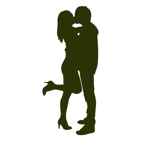 Couple Kissing Silhouette Transparent Png Svg Vector File