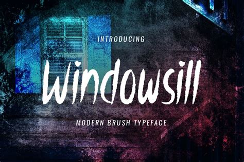 Windowsill Font By Contour Fonts · Creative Fabrica Window Sill