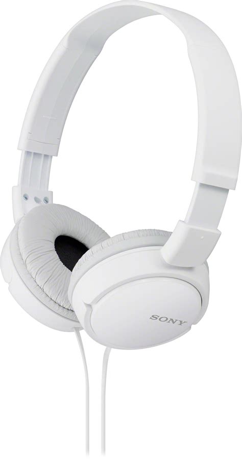 Sony Zx Series Wired On Ear Headphones White Mdrzx110w Best Buy