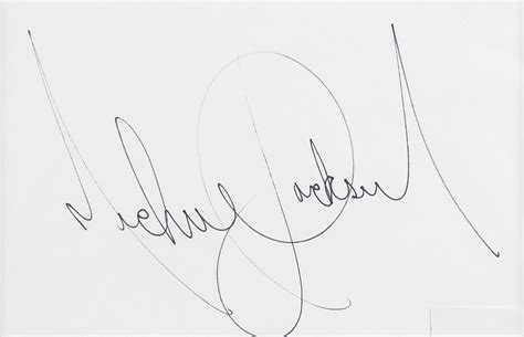 Michael Jackson Signature Rr Auction