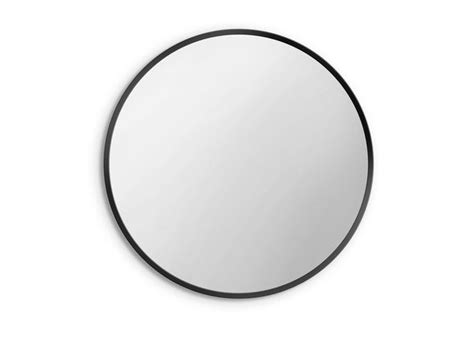 → lustro łazienkowe okrągłe 60 cm scandinavia w ramie czarny satynowy ruke 902197 komfort