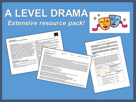 Gcse And A Level Drama Sow Bundle 6 Fun Schemes Teaching Resources