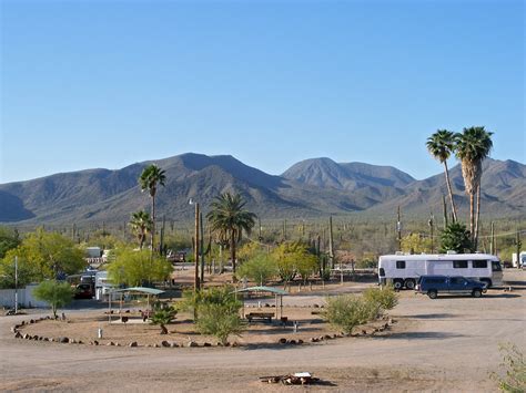 Saguaro Rv Park Sonoran Desert National Monument Arizona