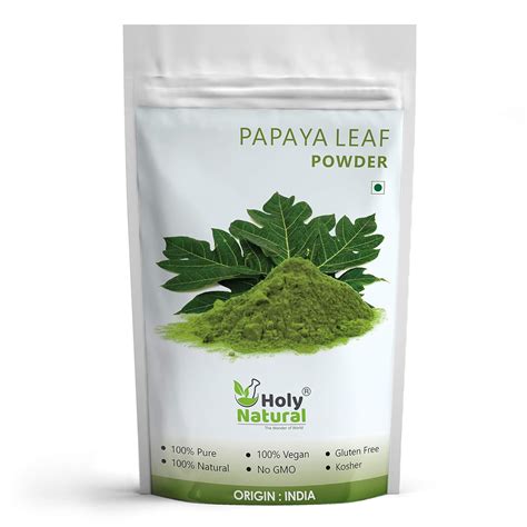 Papaya Leaf Powder 250 Gm By Holy Natural Grocery