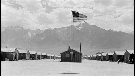 rarely seen photos of japanese internment barracks at the internment camp in manzanar calif