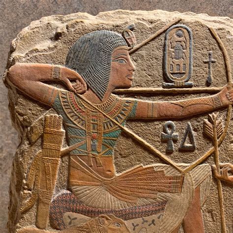 Egyptian Art Relief Sculpture Tutankhamun Tutankhamen And His Queen