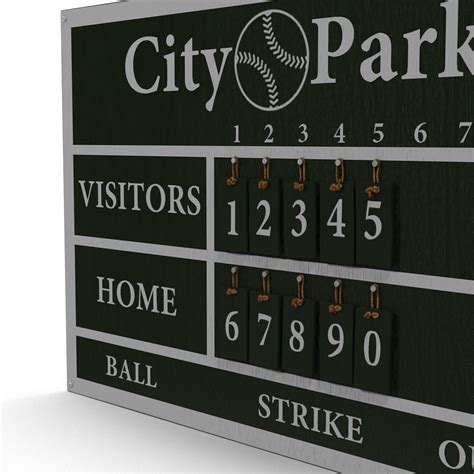 Baseball Scoreboard 3d Model 3d Model 19 3ds C4d Ma Obj Max