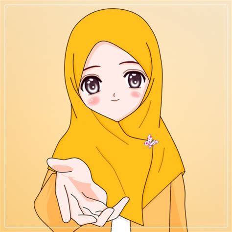 Buah Hati Gambar Kartun Muslimah