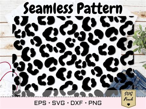 Leopard seamless pattern SVG By SVGPouch | TheHungryJPEG.com