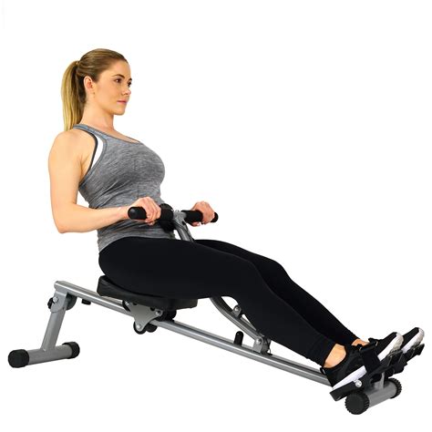 Sunny Health Fitness Adjustable Resistance Rowing Machine