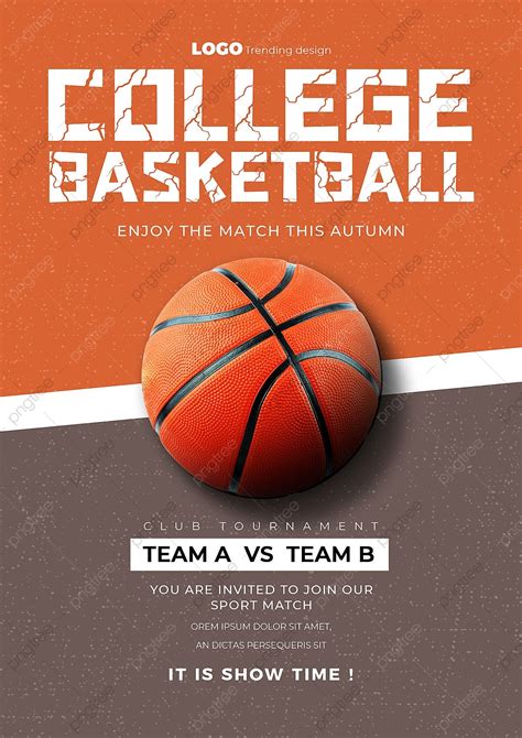 Basketball Court Sports Game Poster Template Download On Pngtree