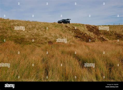A 4 Wheel Drive Vehicle Parked On The Staffordshire Moorlands