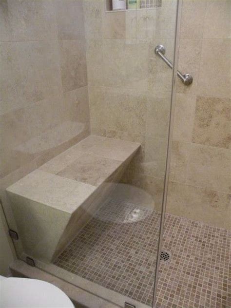The shower is a decent size (40″ x 66″) and we'd like the bench to sit at one end and go the whole width of the shower (the dimensions of the bench would probably be 40″ x 15″ or 16″). 30 Irreplaceable Shower Seats Design Ideas | Home | Small ...