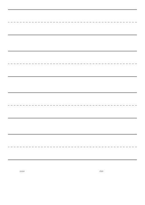Double Lined Paper Printable Pdf Download