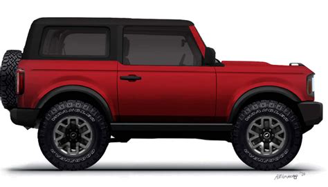 Bronco 2 Door Preview Renderings With White Top Page 2 Bronco6g