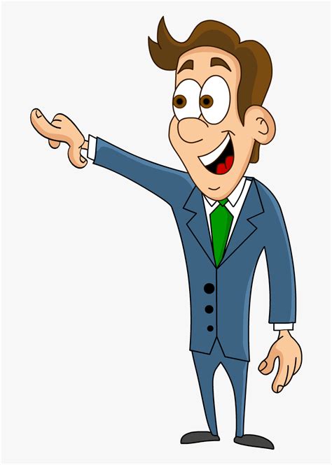 Cartoon Pointing Png Clipart Png Download Cartoon Man Pointing Down