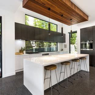 Due to its natural durability, terrazzo tile works fantastically in a variety of settings, ranging from bathrooms to backsplashes to kitchen floors. 75 Most Popular Terrazzo Floor Kitchen Design Ideas for 2019 - Stylish Terrazzo Floor Kitchen ...