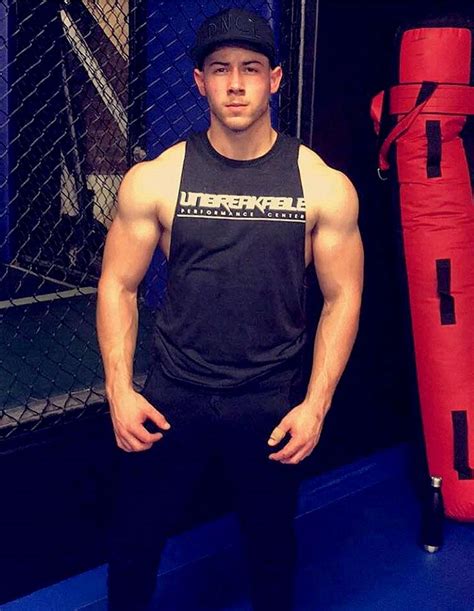 Nick Jonas Bares His Arm Muscles In Workout Instagram Photo