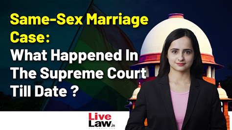 The Landmark Same Sex Marriage Case A Recap Of The Supreme Court Hearings Youtube