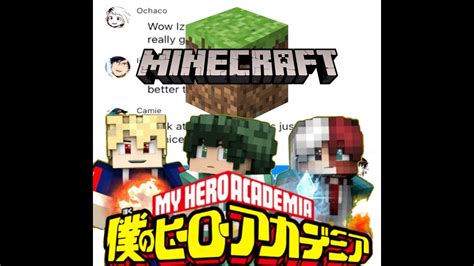 Mha Texts Minecraft Crossover Part 1 Humble Beginnings Youtube