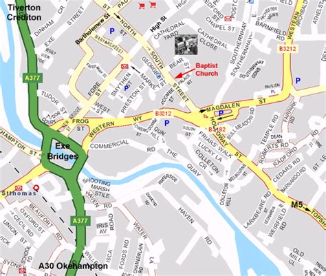 Exeter City Centre Map
