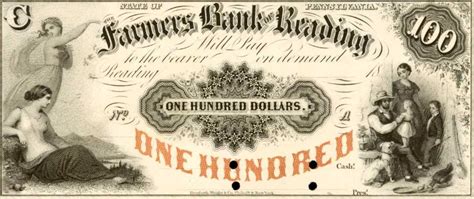 Pin By Richard Wald On Obsolete Currency From Pennsylvania Calligraphy Dollar