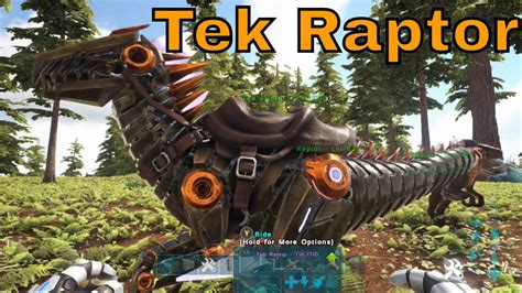 How To Spawn In Tek Raptor In Ark Xbox One And Ps4 Youtube