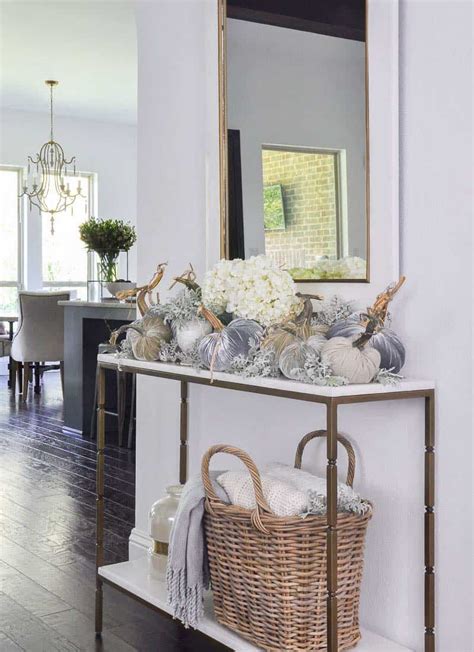 Check out our console table decor selection for the very best in unique or custom, handmade pieces from our furniture magical, meaningful items you can't find anywhere else. 23 Amazing Ways To Style Your Console Table With Fall Decor