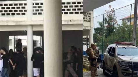 Homem invade escola em Joinville e causa pânico em alunos e
