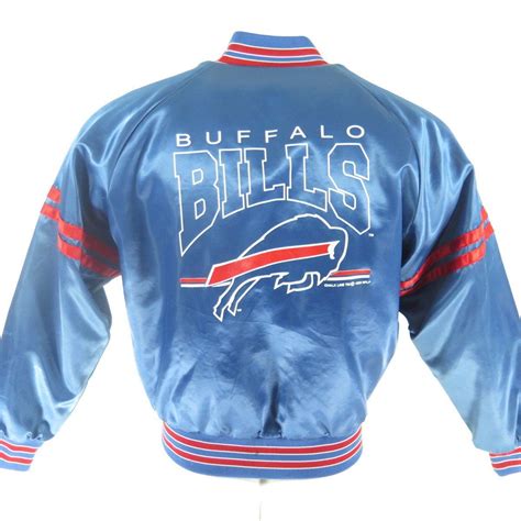 Vintage 90s Buffalo Bills Chalk Line Jacket Mens M Nfl Football Quilted
