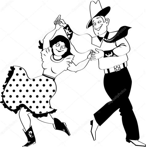Square Dance Clipart Stock Vector Image By ©aleutie 95128558