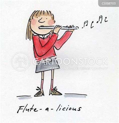 Flute Player Cartoon