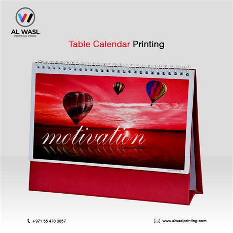 Al Wasl Printing Personalized Desk Calendar Printing Dubai Al Wasl
