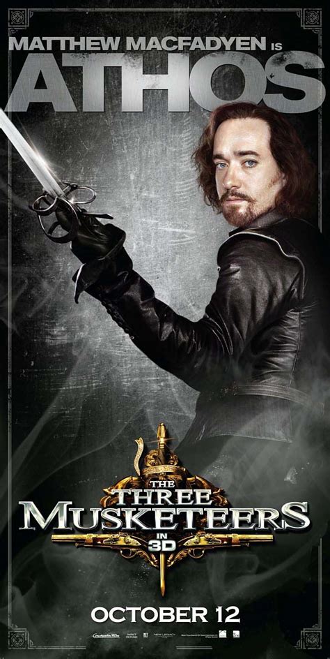 The Three Musketeers Character Poster Featuring Matthew