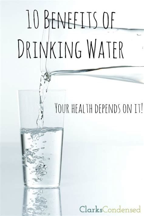 10 Benefits Of Drinking Water Artofit