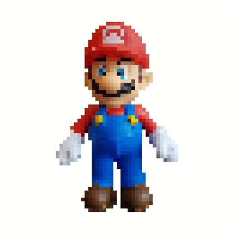Mario 3d Pixel Mario Tapestry Teepublic