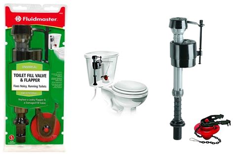 Buy The Fluidmaster 400crp14 Toilet Fill Valve And Flapper Universal